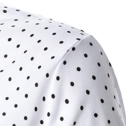 Men's Polka Dot Long Sleeve Shirts