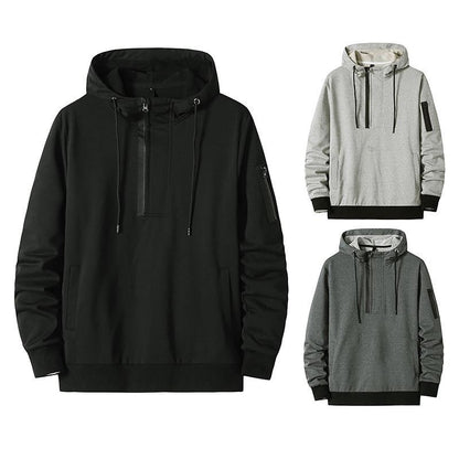 Men's Out Door Sports  Casual Hooded Sweater Coat Shirts