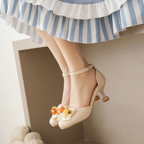 Women's Bow Tie Mary Jane HighHeels Sandals