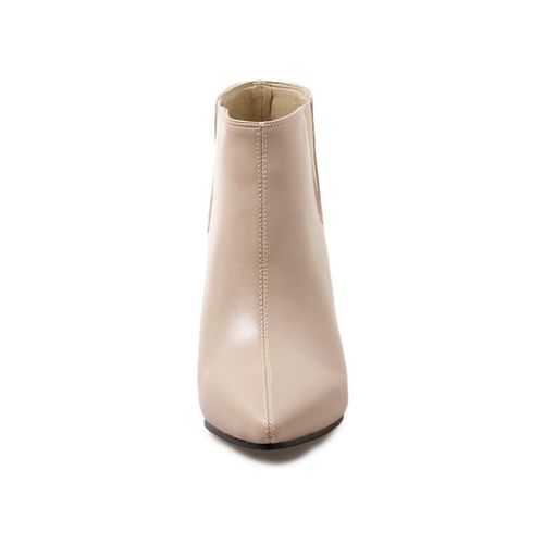 Pointed Toe Women's High Heeled Chelsea Boots