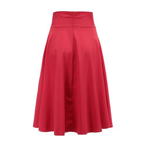 All-matched Dip Hem Umbrella Women Skirts