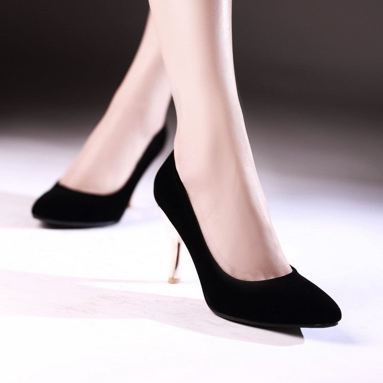 Women Pointed Toe Thin High Heels Pumps