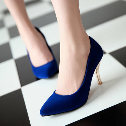 Women Pointed Toe Thin High Heels Pumps