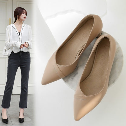 Women High Heel Chunky Pumps Dress Shoes