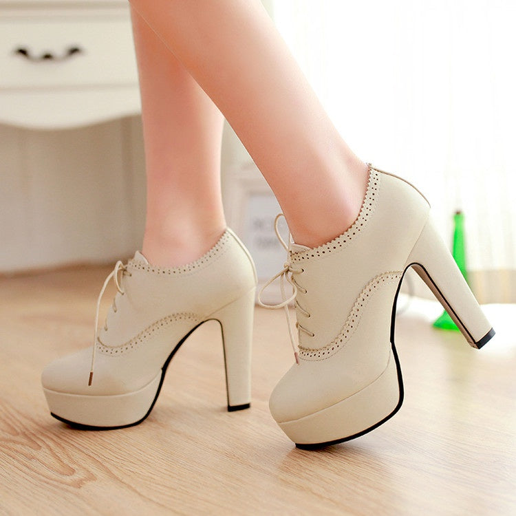 Women Platform High Heels Shoes