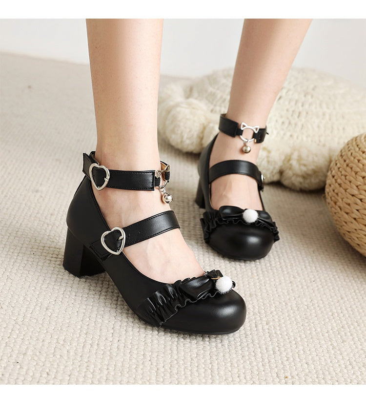 Women Lolita Mary Jane Pumps High Heels