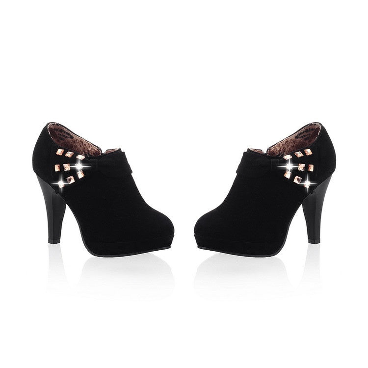 Women Rhinestone High Heel Shoes