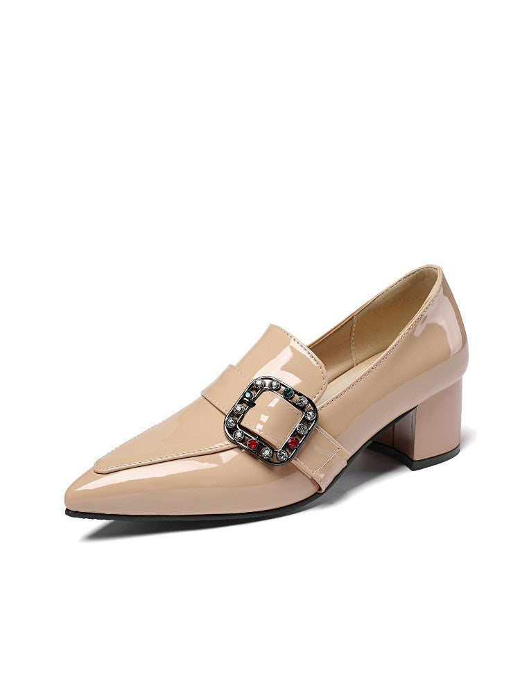 Women Rhinestone High Heel Dress Shoes