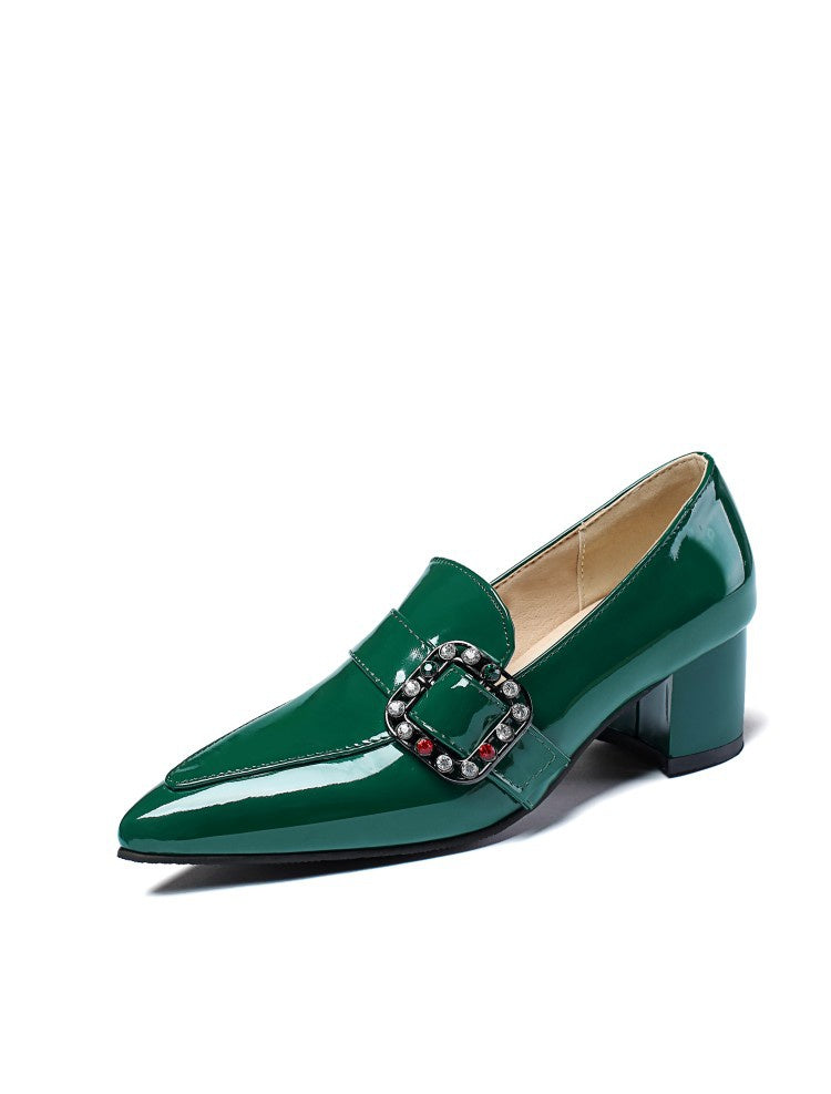 Women Rhinestone High Heel Dress Shoes
