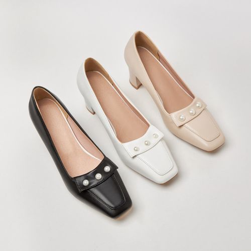 Women Pearl High Heels Pumps