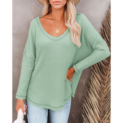 Womens Bat Sleeve Long Sleeved Top