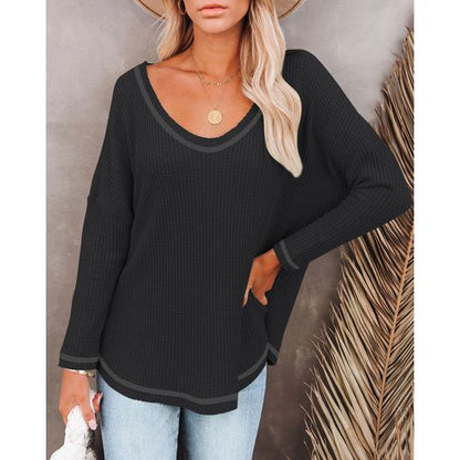 Womens Bat Sleeve Long Sleeved Top