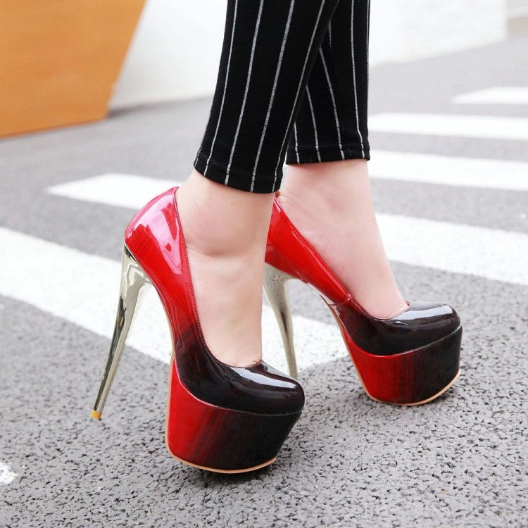 Club Platform Pumps High Heels Wedding Shoes