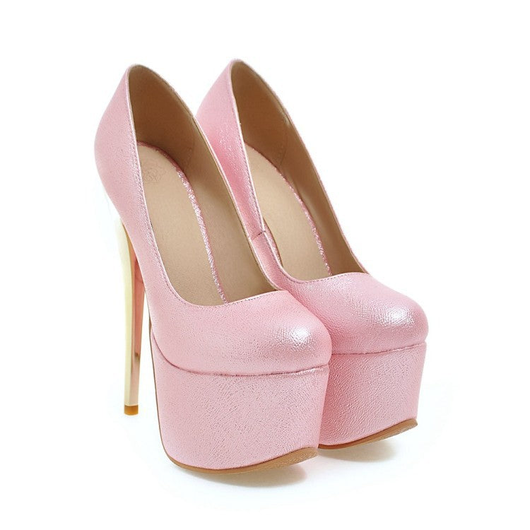 Sexy Nightclub Super High Heel Stiletto Heel Platform Pumps