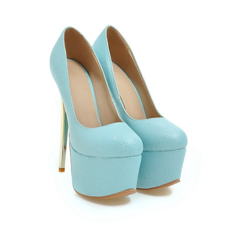 Sexy Nightclub Super High Heel Stiletto Heel Platform Pumps