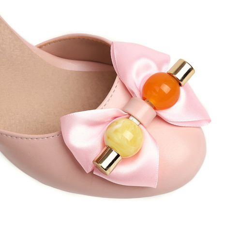 Women's Bow Tie Mary Jane HighHeels Sandals