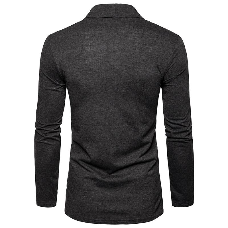 Men's Fashion Basic Long Sleeves Turndown Shawl