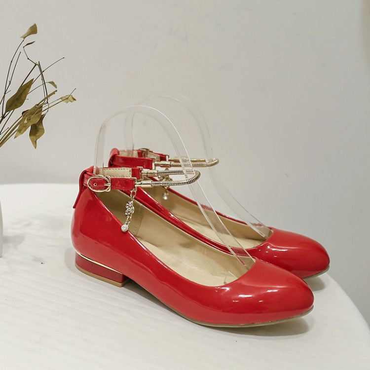 Women's Square Low Heels Shoes