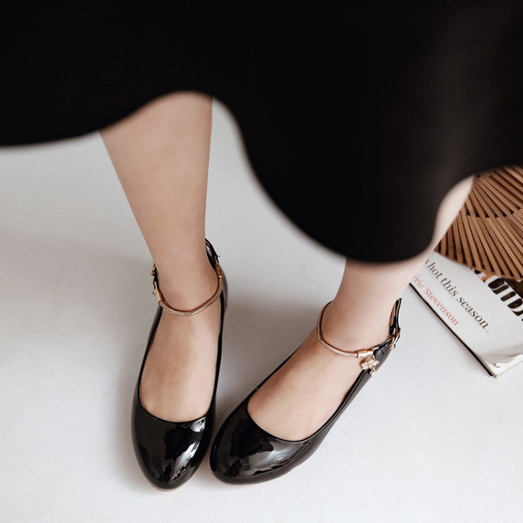 Women's Square Low Heels Shoes