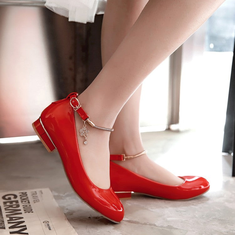 Women's Square Low Heels Shoes