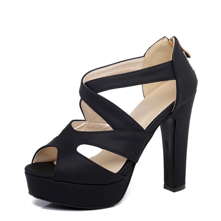 Women's High Heel Platform Sandals