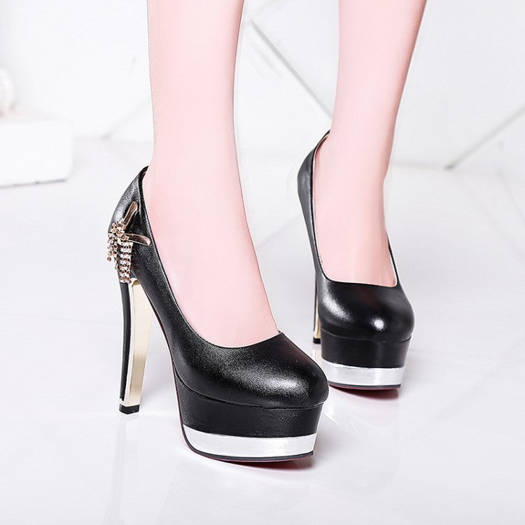 Sexy Thin Heel Super High Heel Women Platform Pumps