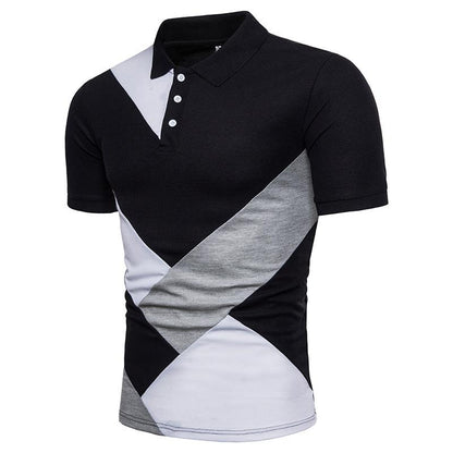 Men's Split Joint Short Sleeves T-shirt