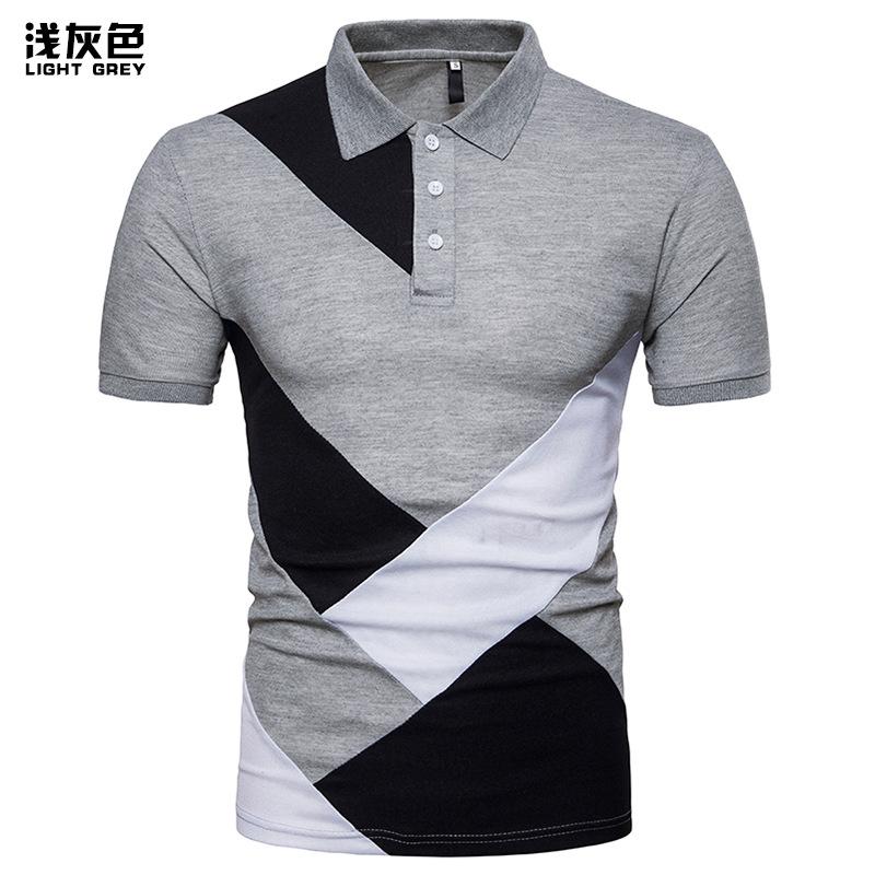 Men's Split Joint Short Sleeves T-shirt