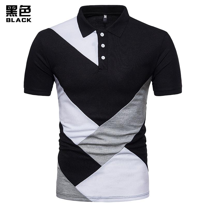 Men's Split Joint Short Sleeves T-shirt