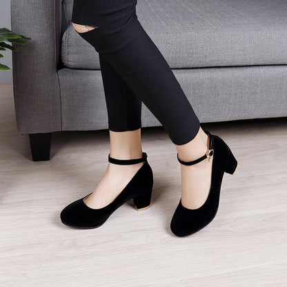 Ankle Strap Women Pumps Shoes Woman 7644