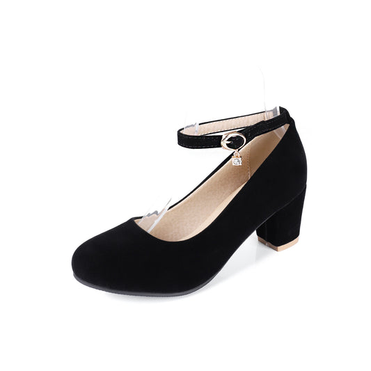 Ankle Strap Women Pumps Shoes Woman 7644