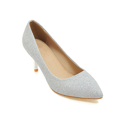 Wedding Shoes High Heel Shallow Mouth Women Pumps