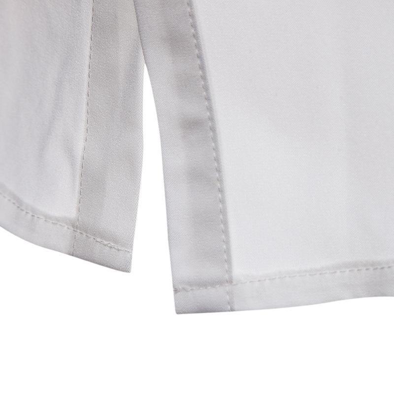Men's Lace Solid Color Fashion Design Long Sleeves Turndown Shirts