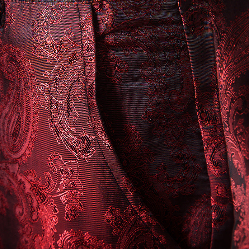 Men's Sequins Slim Trousers Pants