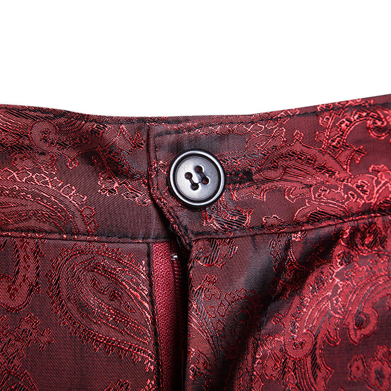 Men's Sequins Slim Trousers Pants