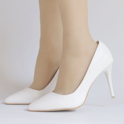 Women Pointed Toe Stiletto Heel Pumps Wedding Shoes