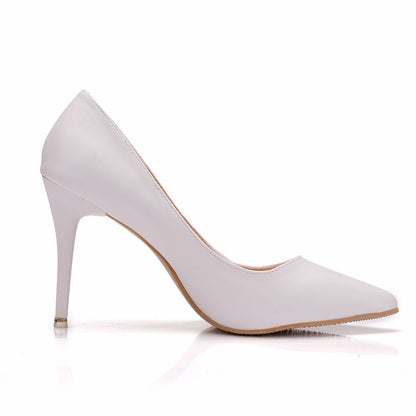 Women Pointed Toe Stiletto Heel Pumps Wedding Shoes