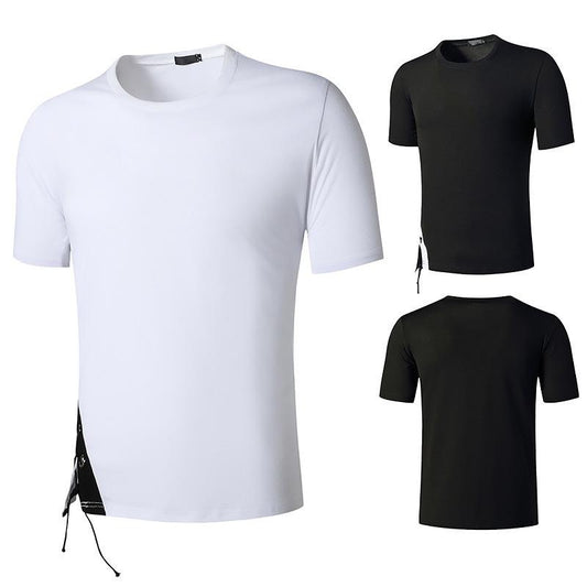 Men's Trend-Setters Hip-Hop Long Round Neck T-shirt