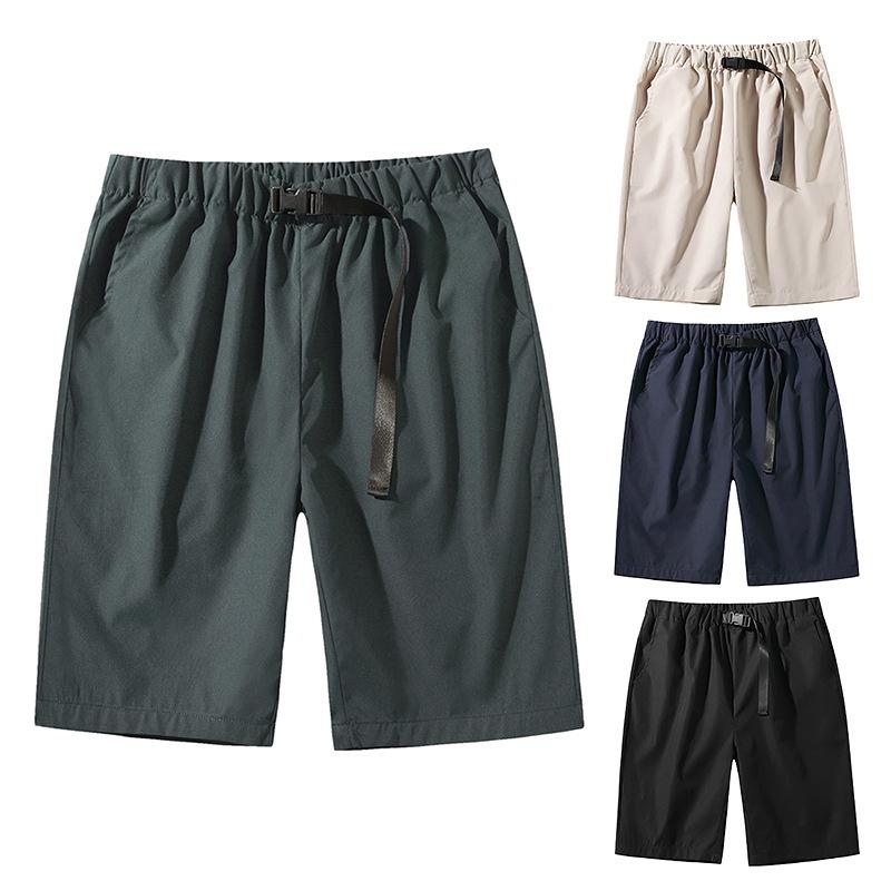 Men's Casual Elasticity Jogging Sports Drawstring  Knitting Shorts