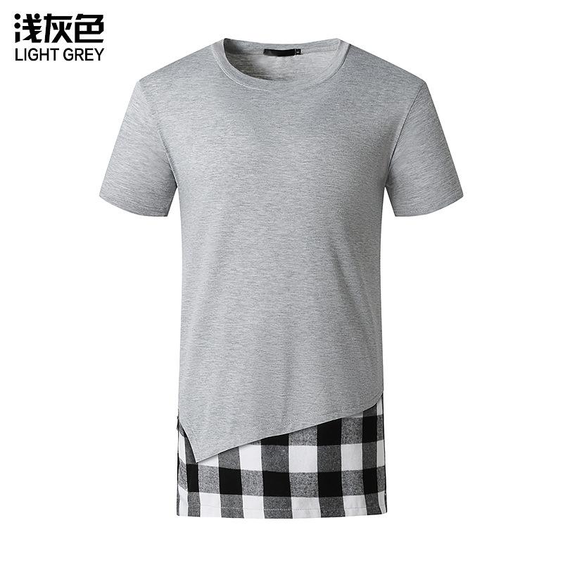 Men's Trend-Setters Hip-Hop Long Round Neck T-shirt