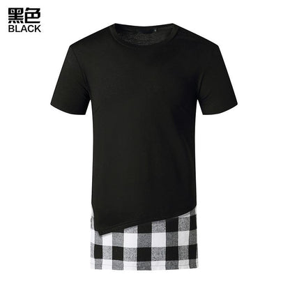 Men's Trend-Setters Hip-Hop Long Round Neck T-shirt