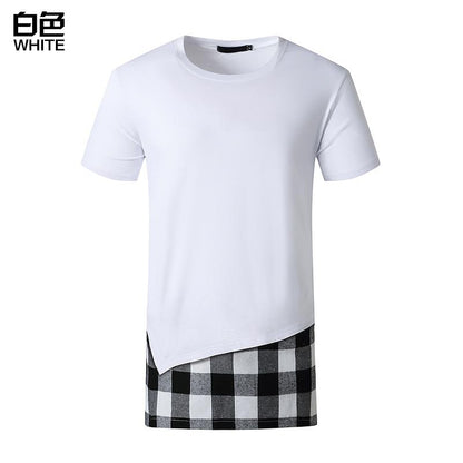 Men's Trend-Setters Hip-Hop Long Round Neck T-shirt