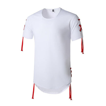 Men's Trend-Setters Hip-Hop Long Round Neck T-shirt