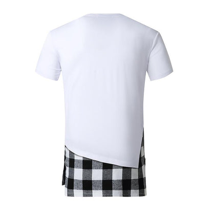 Men's Trend-Setters Hip-Hop Long Round Neck T-shirt