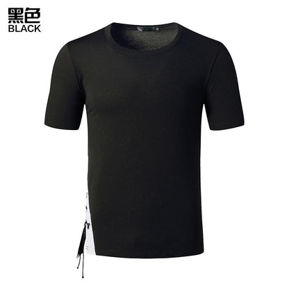 Men's Trend-Setters Hip-Hop Long Round Neck T-shirt