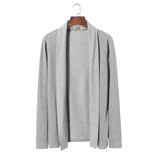 Men's Fashion Basic Long Sleeves Turndown Shawl