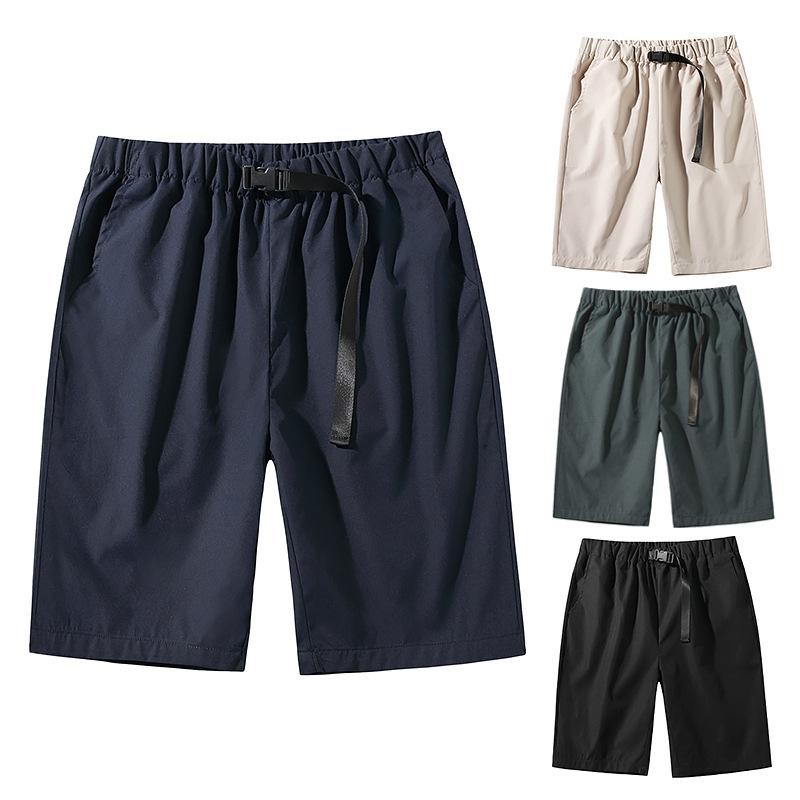 Men's Casual Elasticity Jogging Sports Drawstring  Knitting Shorts