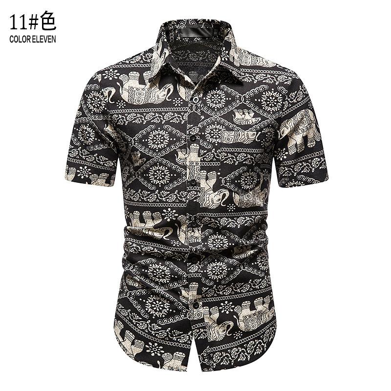 Men's Hawaii Casual Turndown Short Beach Shirts