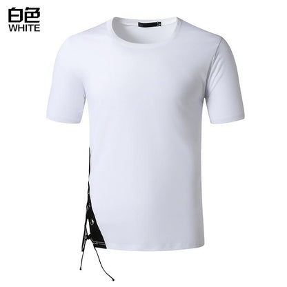 Men's Trend-Setters Hip-Hop Long Round Neck T-shirt