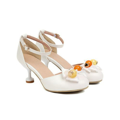 Women's Bow Tie Mary Jane HighHeels Sandals